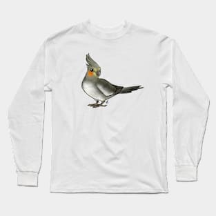 Bird - Cockatiel - Gray Female Long Sleeve T-Shirt